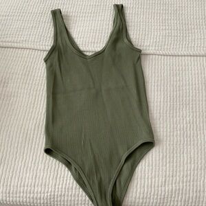ZARA ribbed bodysuit